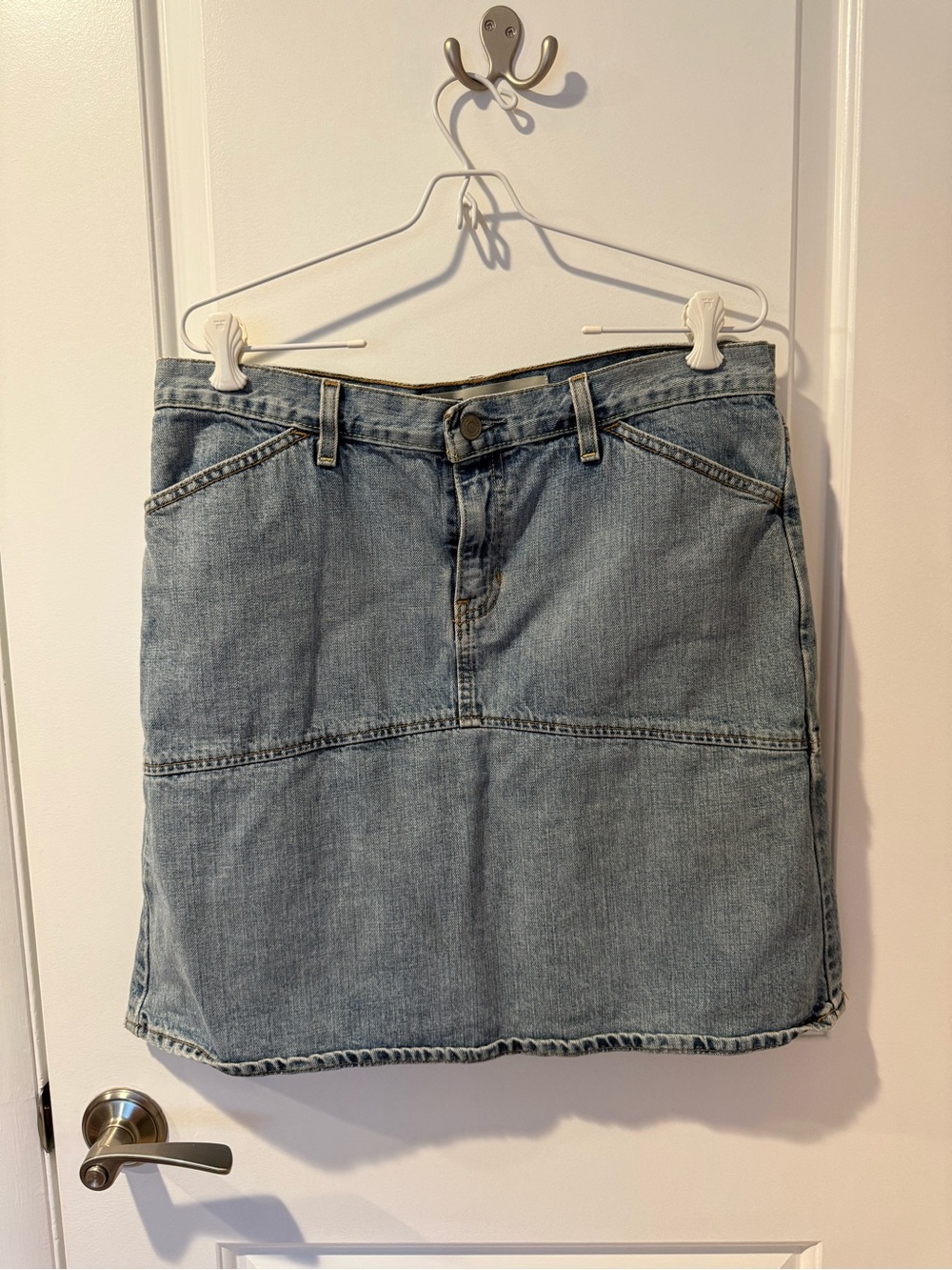 GAP Vintage Light Blue Denim Mini Skirt